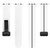 Two Color Folding Buckle Silicone Watch Band For Apple Watch SE 2023 44mm(White+Black) Two Color Folding Buckle Silicone Watch Band For Apple Watch SE 2023 44mm(White+Black)