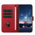 For iPhone 13 Pro Max Tree Birds Embossed Pattern Leather Phone Case(Red)