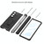 For Samsung Galaxy Z Fold5 GKK Integrated Folding Battle Shell PC Phone Case with Pen Box(Silver)