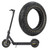 For Ninebot MAX G30 Electric Scooter 10x2.5 Inflatable Honeycomb Solid Run-flat Tire(44mm Slot Yellow)