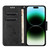 For iPhone 15 Pro Max Butterfly Embossed Flip Leather Phone Case(Black)
