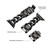 Big Denim Chain Metal Watch Band For Apple Watch 9 45mm(Black) Big Denim Chain Metal Watch Band For Apple Watch 9 45mm(Black)