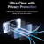 For iPhone 15 Baseus Sapphire Series Dustproof Peep-proof Tempered Glass Film