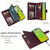 For iPhone 15 Crossbody Multi-card Slot Wallet Zipper Leather Phone Case(Wine Red)