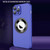 For iPhone 11 Pro Eagle Eye Lens CD Texture MagSafe Magnifier Phone Case(Dark Purple)