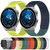 For Huawei Watch 3 Pro 22mm Holes Breathable 3D Dots Silicone Watch Band(Midnight Blue+Olive Green) For Huawei Watch 3 Pro 22mm Holes Breathable 3D Dots Silicone Watch Band(Midnight Blue+Olive Green)