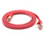 20m Gold Plated Head CAT7 High Speed 10Gbps Ultra-thin Flat Ethernet RJ45 Network LAN Cable(Red)