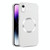 For iPhone XR CD Texture MagSafe Frosted Translucent Phone Case(White)