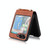For Samsung Galaxy Z Flip5 5G Lambskin Texture Leather Phone Case with Lanyard(Brown)