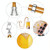 For Samsung Galaxy S22 Ultra 5G Electroplating Dual-side IMD Phone Case with Lanyard(Draft Beer)