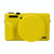 For Canon PowerShot G7 X Mark III / G7X3 Soft Silicone Protective Case with Lens Cover(Yellow)