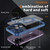 For iPhone 15 Pro Max MagSafe Magnetic PC + TPU Phone Case with Lens Film(Blue)