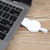 For Apple Watch Series 2W USB-C / Type-C Port Portable Magnetic Charger (White)