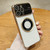 For iPhone 13 Pro Max Large Window Magsafe Electroplating TPU Phone Case(Gold)