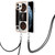 For iPhone 11 Pro Max Electroplating Dual-side IMD Phone Case with Lanyard(Retro Radio)