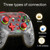 For PS3 / PS4 Dual Vibration Wireless Gamepad With RGB Lights(Green)