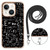 For iPhone 15 Electroplating Dual-side IMD Phone Case with Lanyard(Equation)
