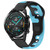 For Huawei Watch GT2 42mm 20mm Double Color Silicone Watch Band(Black+Blue) For Huawei Watch GT2 42mm 20mm Double Color Silicone Watch Band(Black+Blue)