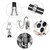 For iPhone 15 Pro Electroplating Dual-side IMD Phone Case with Lanyard(Totem Elephant)