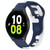 For Samsung Galaxy Watch 5  40mm 20mm Double Color Silicone Watch Band(Blue+White) For Samsung Galaxy Watch 5  40mm 20mm Double Color Silicone Watch Band(Blue+White)