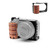 For Sony ZV-E10 PULUZ Wood Handle Metal Camera Cage Stabilizer Rig