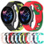For Amazfit GTR 2e 22mm Double Color Silicone Watch Band(Black+Green) For Amazfit GTR 2e 22mm Double Color Silicone Watch Band(Black+Green)