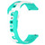 For Huawei Watch GT3 42mm 20mm Double Color Silicone Watch Band(Cyan+White)