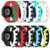 For Huawei Watch GT3 42mm 20mm Double Color Silicone Watch Band(Cyan+White)