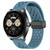 For Huawei Watch Buds 22mm Folding Magnetic Clasp Silicone Watch Band(Blue)