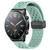 For Xiaomi MI Watch S1 22mm Folding Magnetic Clasp Silicone Watch Band(Teal)