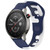 For Amazfit GTR 4 22mm Double Color Silicone Watch Band(Blue+White) For Amazfit GTR 4 22mm Double Color Silicone Watch Band(Blue+White)