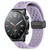 For Xiaomi MI Watch S1 22mm Folding Magnetic Clasp Silicone Watch Band(Purple)