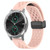 For Garmin VivoMove Luxe 20mm Folding Magnetic Clasp Silicone Watch Band(Pink)
