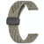 For Huawei Watch Buds 22mm Folding Magnetic Clasp Silicone Watch Band(Space Ash)
