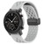 For Amazfit GTR 42mm 20mm Folding Magnetic Clasp Silicone Watch Band(Light Grey)