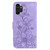 For Samsung Galaxy A13 4G Lily Embossed Leather Phone Case(Purple)
