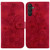 For Samsung Galaxy A34 5G Lily Embossed Leather Phone Case(Red) For Samsung Galaxy A34 5G Lily Embossed Leather Phone Case(Red)