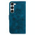 For Samsung Galaxy S23+ 5G Lily Embossed Leather Phone Case(Dark Blue)