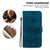 For Samsung Galaxy S23+ 5G Lily Embossed Leather Phone Case(Dark Blue)