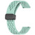 For Huawei Watch GT2 42mm 20mm Folding Magnetic Clasp Silicone Watch Band(Teal)