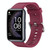 For Huawei Watch Fit Special Edition Solid Color Silicone Watch Band(Wine Red)