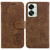 For OnePlus Nord 2T Little Tiger Embossed Leather Phone Case(Brown)