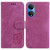 For Honor X7 Little Tiger Embossed Leather Phone Case(Rose Red)