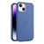 For iPhone 14 Plus Frosted Translucent Mist Phone Case(Royal Blue)