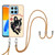 For Honor X8 5G / X6 4G Electroplating Dual-side IMD Phone Case with Lanyard(Lucky Dog)