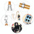 For Honor X8 5G / X6 4G Electroplating Dual-side IMD Phone Case with Lanyard(Lucky Dog)