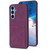 For Samsung Galaxy A34 5G BF28 Frosted Card Bag Phone Case with Holder(Dark Purple)