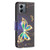 For Motorola Moto G14 4G Colored Drawing Pattern Leather Phone Case(Big Butterfly)