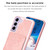 For Samsung Galaxy S21+ 5G BF28 Frosted Card Bag Phone Case with Holder(Pink)