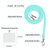For OPPO A98 Electroplating Marble Dual-side IMD Phone Case with Lanyard(Green 004)